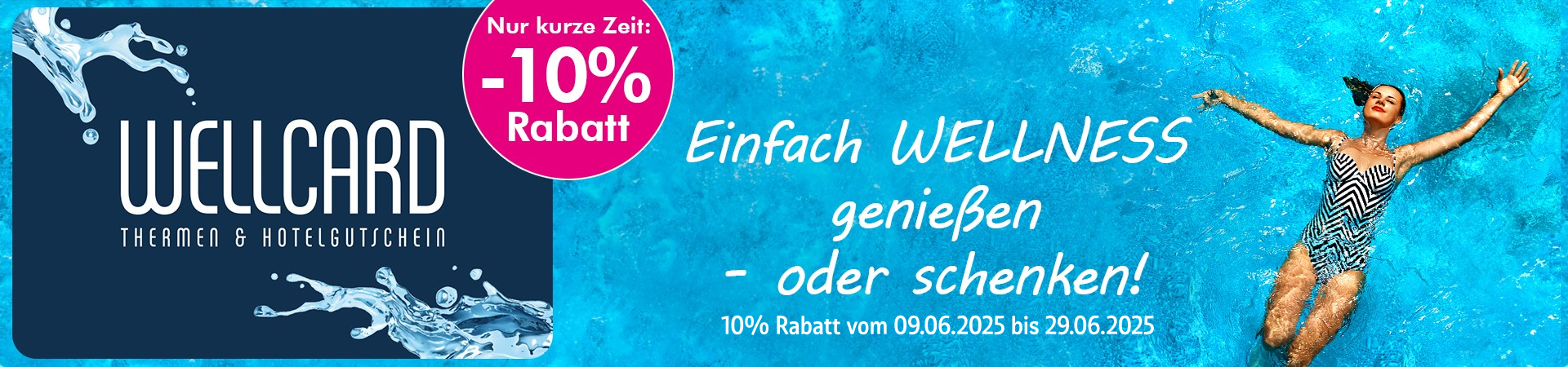 Wellcard 10% Rabatt-Aktion - Gelange hier zu dem Produkt
